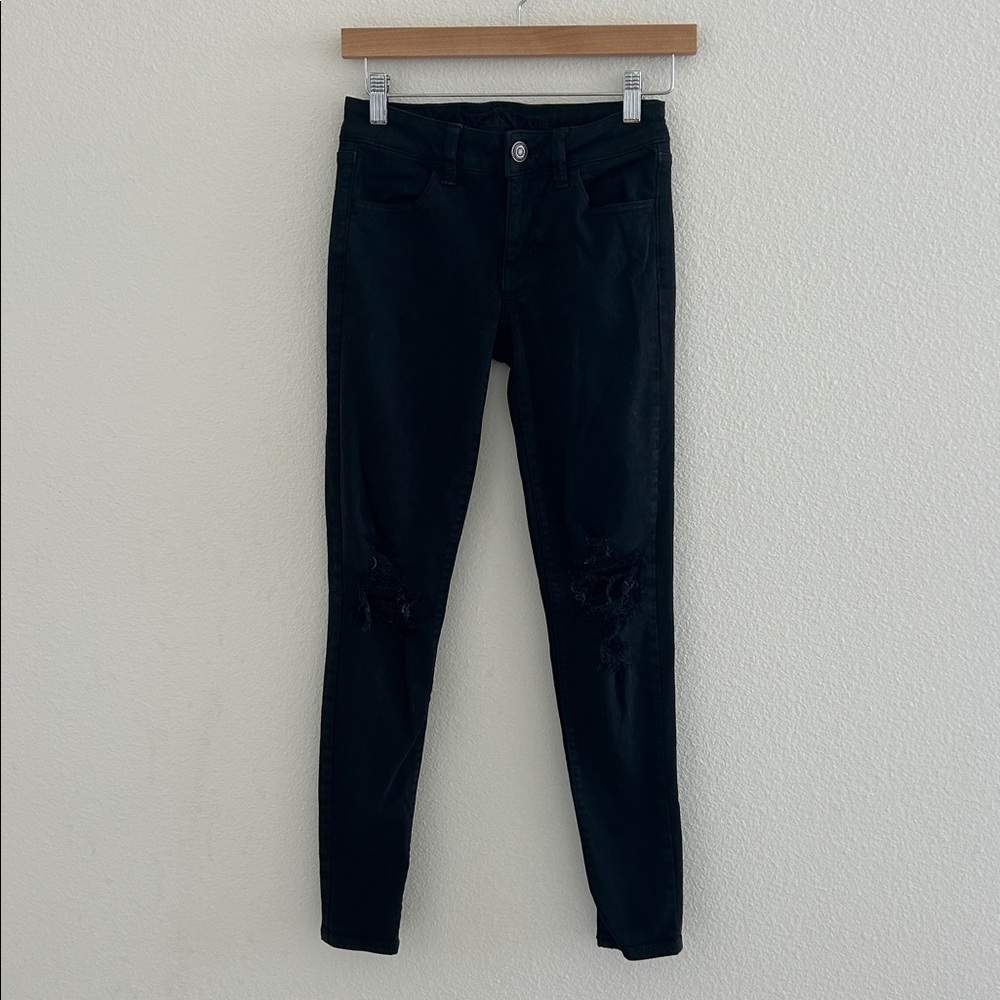 American Eagle Outfitters Charcoal Stretch Jeans